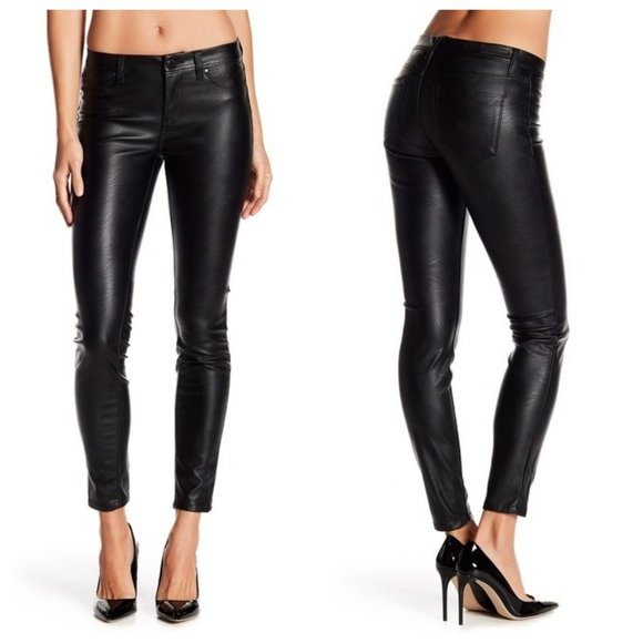 Blank NYC Pants - BLANK NYC Black Faux Leather Skinny Pant 28 NWT